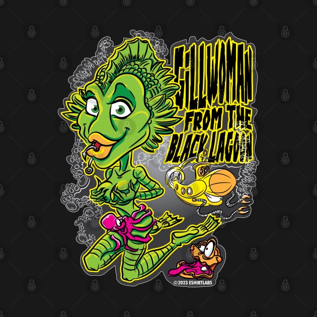 Creature from the Black Lagoon Gillwoman by eShirtLabs