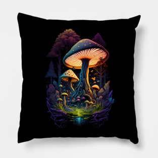 Mushroom Forest 5 Pillow