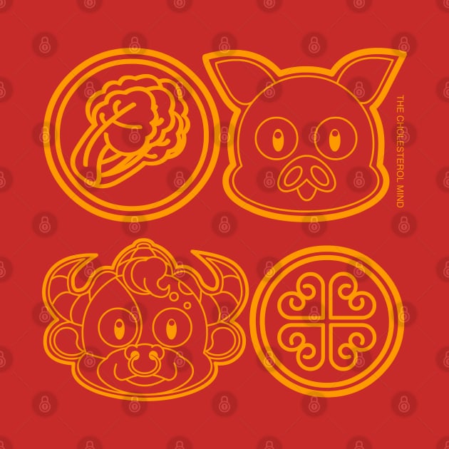 CNY: YEAR OF THE OX LUCKY COINS by cholesterolmind