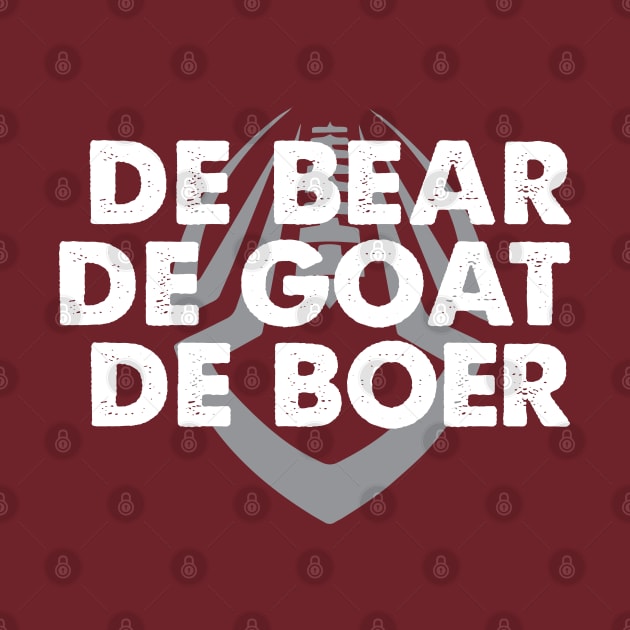 De Bear De Goat De Boer Alabama by For the culture tees