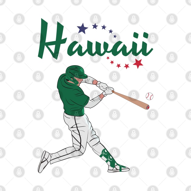 Hawaii USA Baseball by VISUALUV