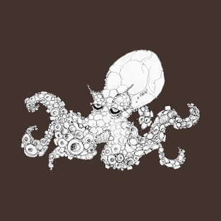 OCTOPUS - IN MONO, ON COLOUR T-Shirt