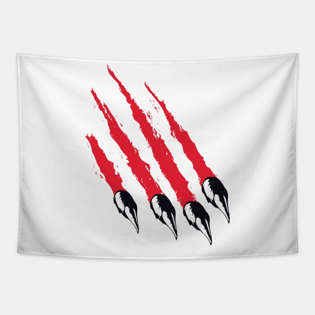 White claws tapestry shop