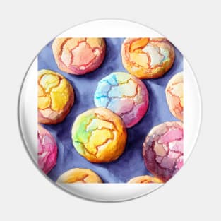 Watercolor cookie pattern Pin