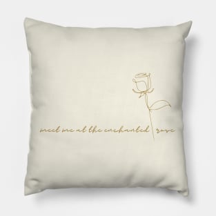 The Enchanted Rose Pillow