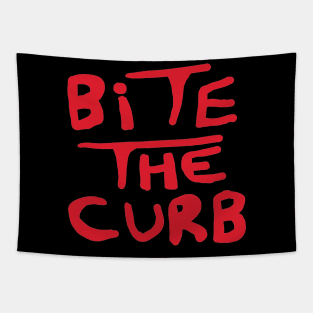 Bite The Curb Tapestry