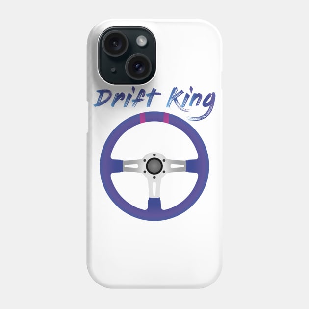 Drift King Purple Phone Case by turboosted