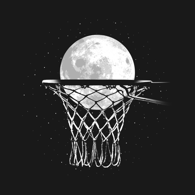 Basketball Moon by eBrushDesign