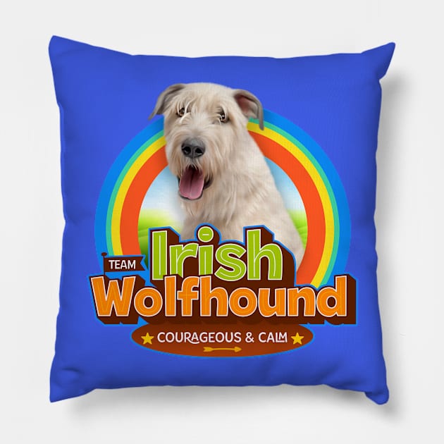 Irish Wolfhound Pillow by Puppy & cute