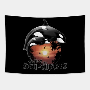 Orca Killerwhales Tapestry
