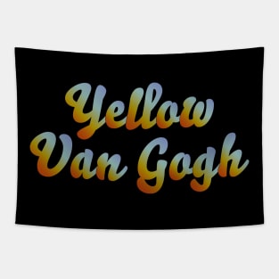 Yellow Van Gogh Tapestry