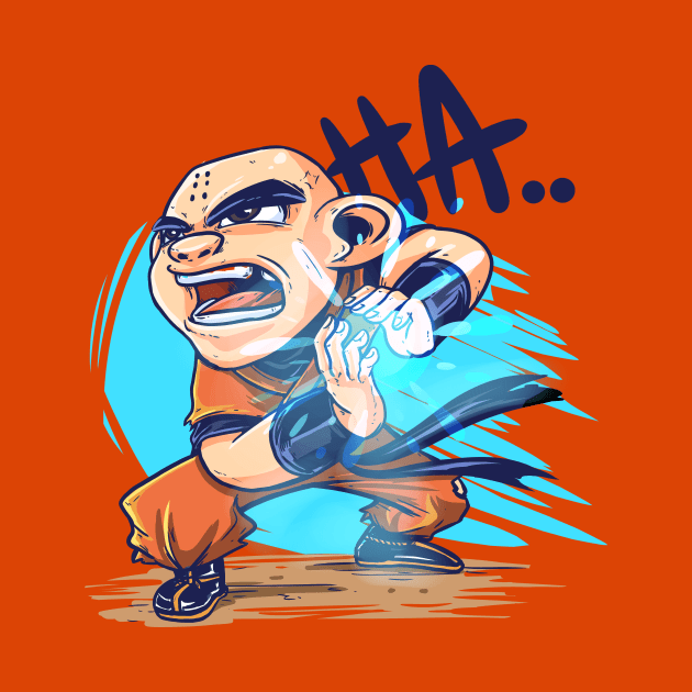 Krillin Kamehameha by diditpranata