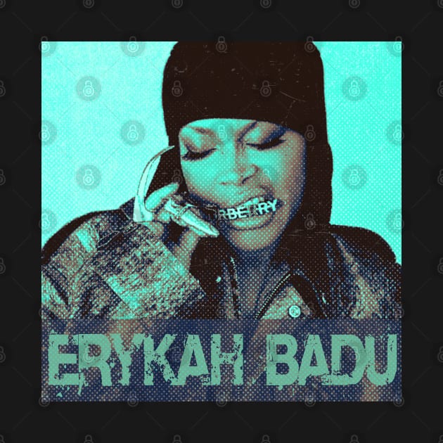 Solarize Illustrations - Erykah Badu by DekkenCroud