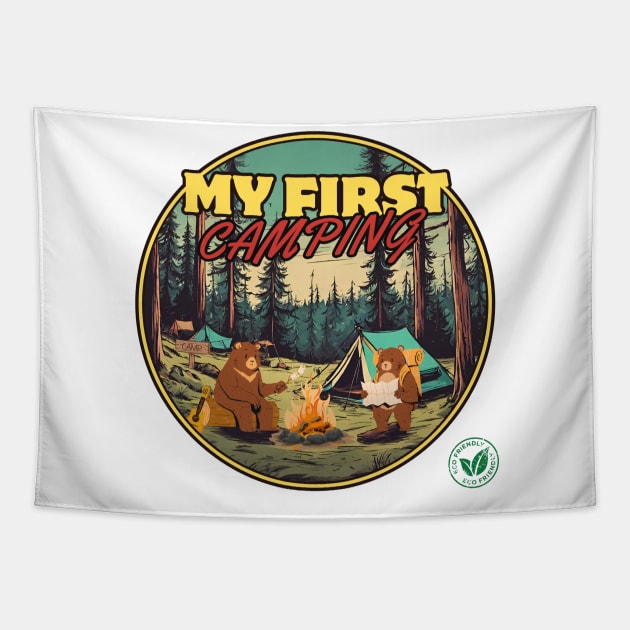 My first camping Tapestry by Zimny Drań
