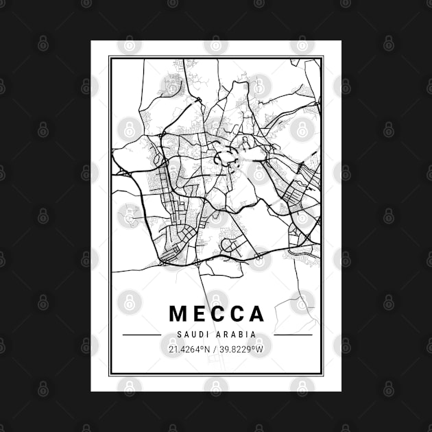 Mecca Light City Map by tienstencil