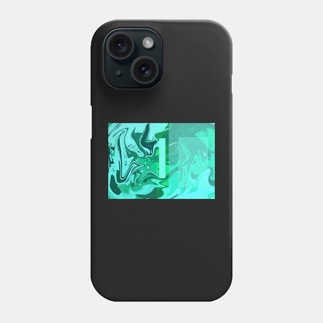 Green Swirly Phone Case by KO-of-the-self