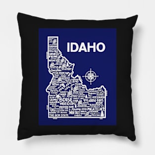 Idaho Map Pillow