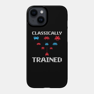 'Classically Trained' Funny 80's Video Game Icon Phone Case