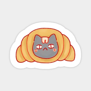 Circle of Bread Cat v2 Magnet