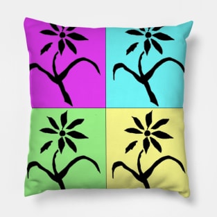 Pop Art Flower 23 Pillow