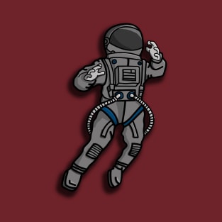 Digital Astronaut Space Floating T-Shirt