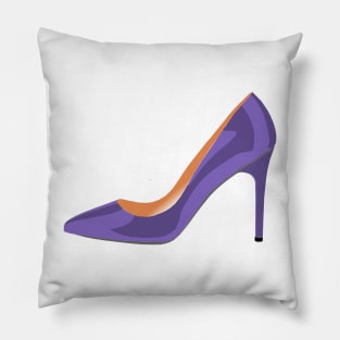 High Heel Shoe in Ultra Violet Pillow