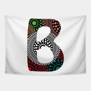 B Aboriginal Art Tapestry