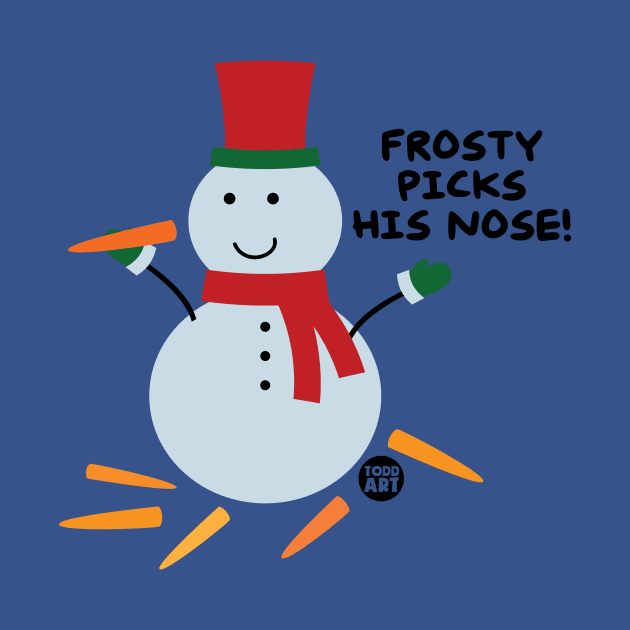 frosty picks nose by toddgoldmanart