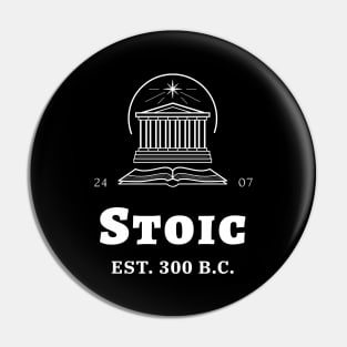 Stoic Classic Pin