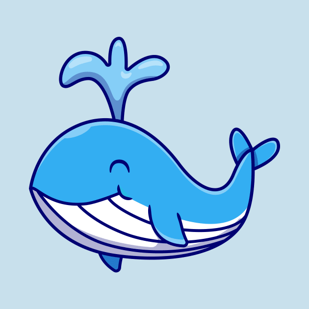 Cute Blue Whale by Catalyst Labs