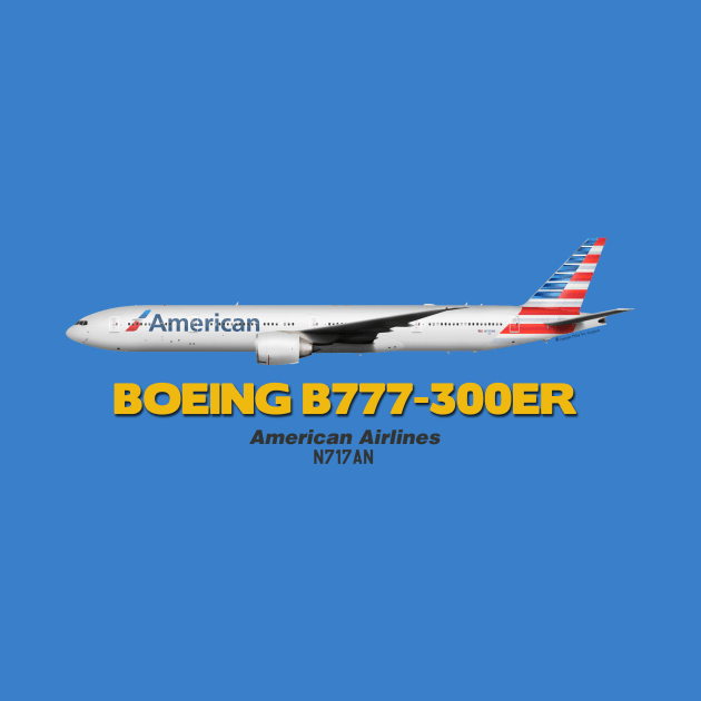 Boeing B777-300ER - American Airlines by TheArtofFlying