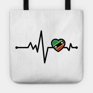 St Kitts and Nevis Heart Monitor Tote