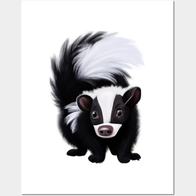 draw cute skunks