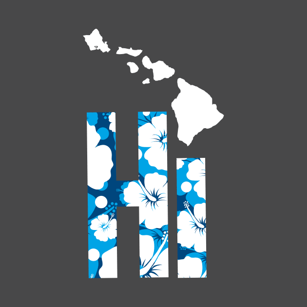 Hawaii Hi Hibiscus Blues by KevinWillms1