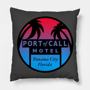 Port of Call Motel Panama City Beach Florida Pillow