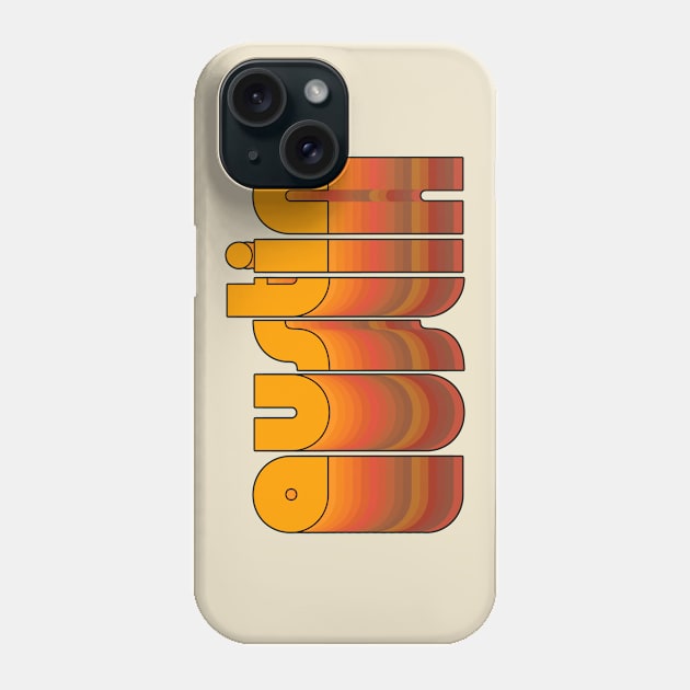 Austin Texas Pride Retro Style Represent Phone Case by darklordpug