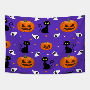 Halloween Pattern Tapestry