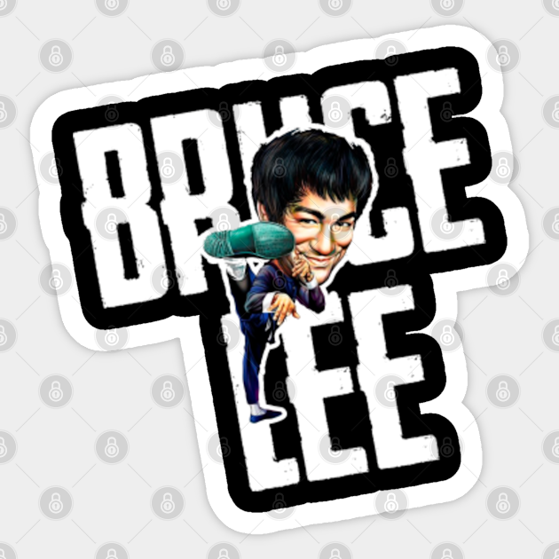 Bruce Lee funny - Bruce Lee - Sticker | TeePublic Bruce Lee funny - Bruce Lee - Sticker | TeePublic
