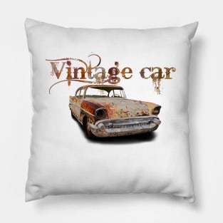 Vintage car Pillow