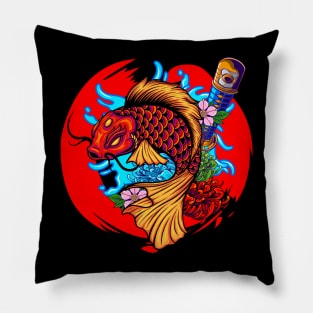 Japanese Koi Fish 1.3 Pillow