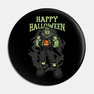 FRANKY HAPPY HALLOWEEN Pin