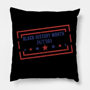 Black History Month 24/7/365, Blackish Pillow