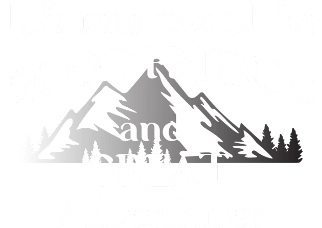 Good Friends & Great Adventures Kids T-Shirt by TrailRunner