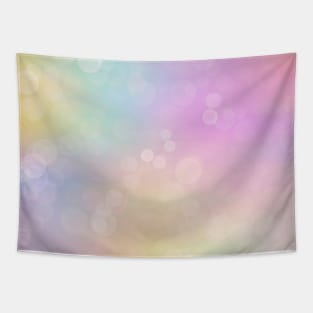 Rainbow Gradient Blur Bokeh Tapestry