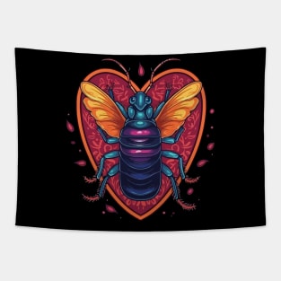 Cockroach Valentine Day Tapestry