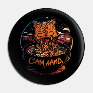 Ramen Garfield Pin