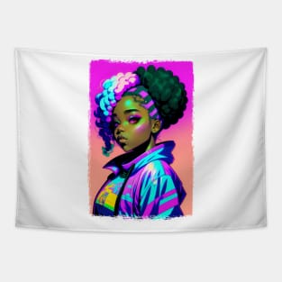 Cute hip-hop girl Tapestry