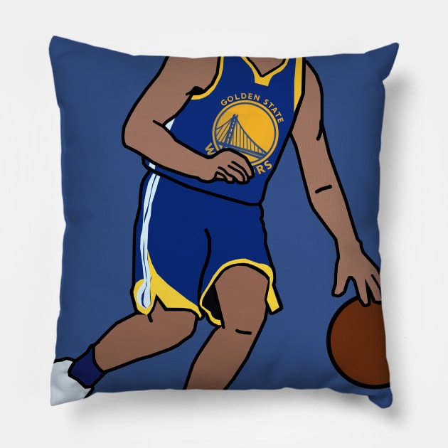 Klay Thompson Golden State Warriors NBA Pillow by xavierjfong