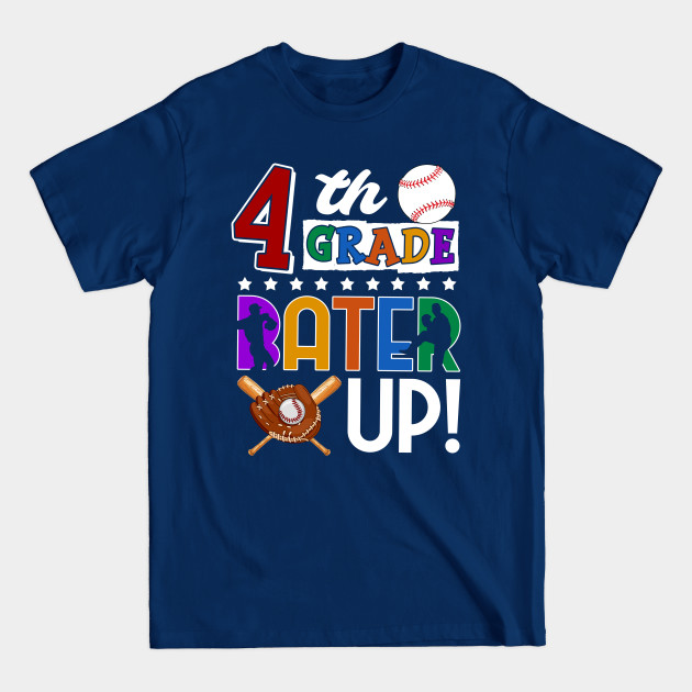 Discover 4th Grade Batter-up! Baseball Back to School - 4th Grade Baseball - T-Shirt