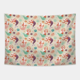 Mermaid Pattern Tapestry